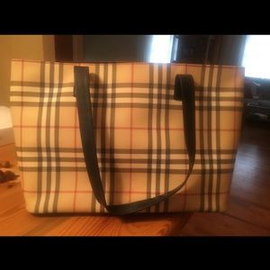Burberry Canvas Tote Bag